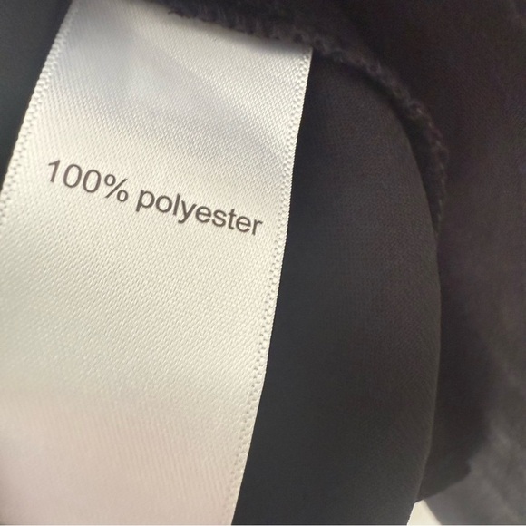 NWT Maurice’s Black Blouse women’s Size L ruffle neckline tie back - Picture 7 of 11